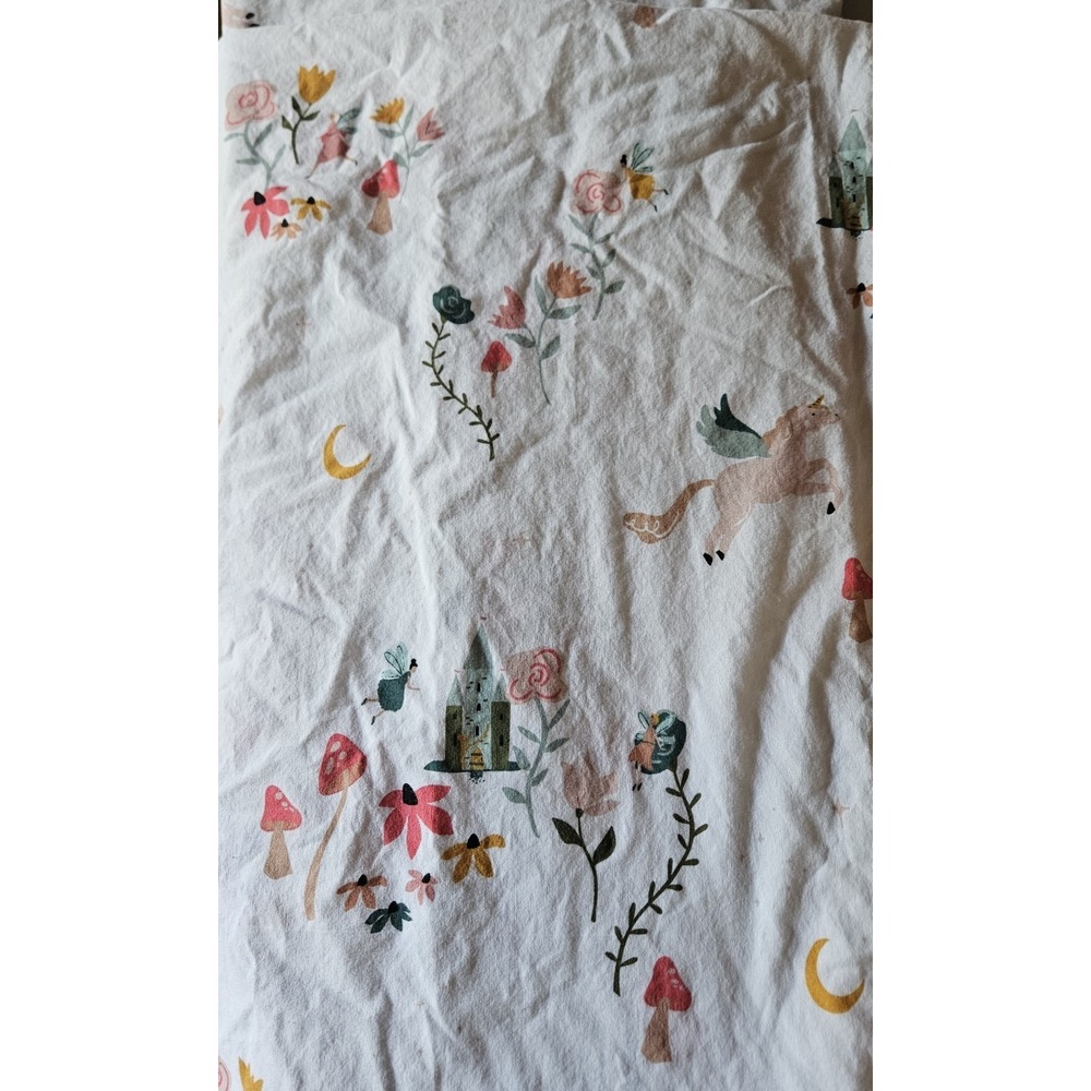 Pillowfort Fantasy Unicorn Fairy Castle Twin Sheet Set 100% Cotton Target Kids